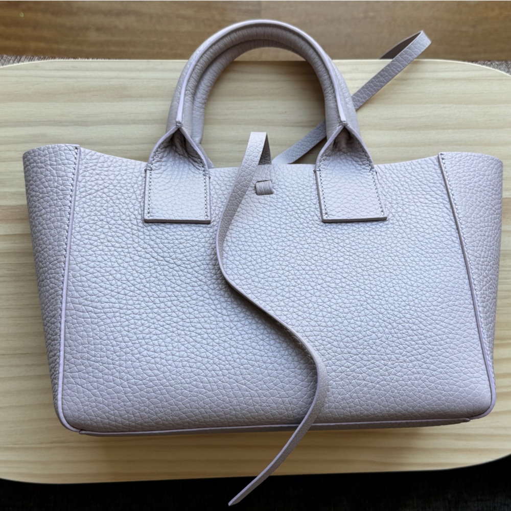 Yvonne Koné Little Filipo Tote Bag Lilac Leather Made in Italy